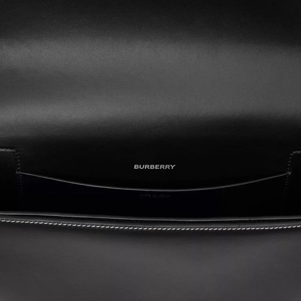 Burberry Blue Denim Leather Olympia Bag - Picture 5 of 6